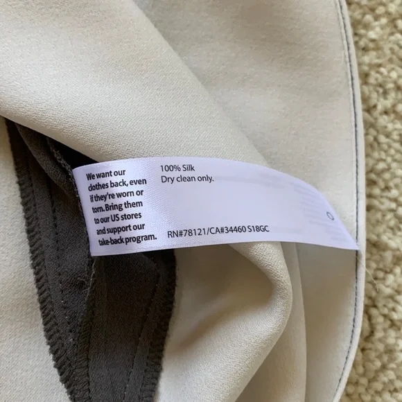 NWT Eileen Fisher 100% Silk Dress, sz XL